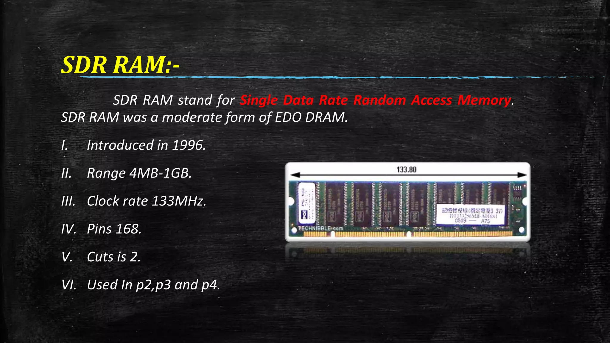 Ram and its types | PPTX
