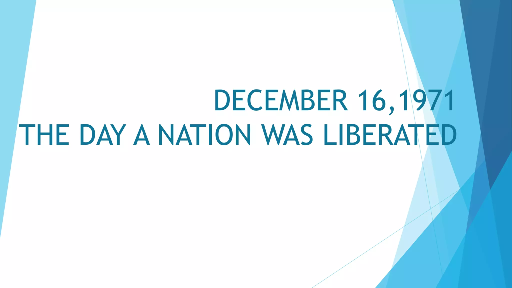 1971 IndoPakistani War of 1971 PPT