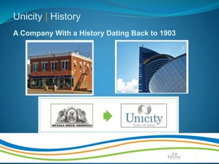 Make Life Better | Page 02
Unicity | History
A Company With a History Dating Back to 1903
 