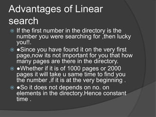 Linear Search Data Structure | PPTX
