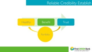 Reliable Credibility Establish	

Healthy Beneﬁt Trust
Portfolio
 