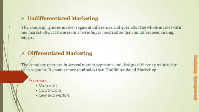 Target Marketing