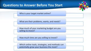 Questions to Answer Before You Start
 