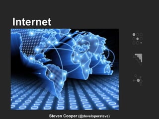 Internet
Steven Cooper (@developersteve)
 
