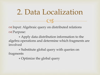 Distributed Query Processing | PPT