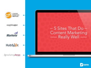 10 Quick Content Marketing Tips (By DNN Software. Redesigned by Ethos3.)