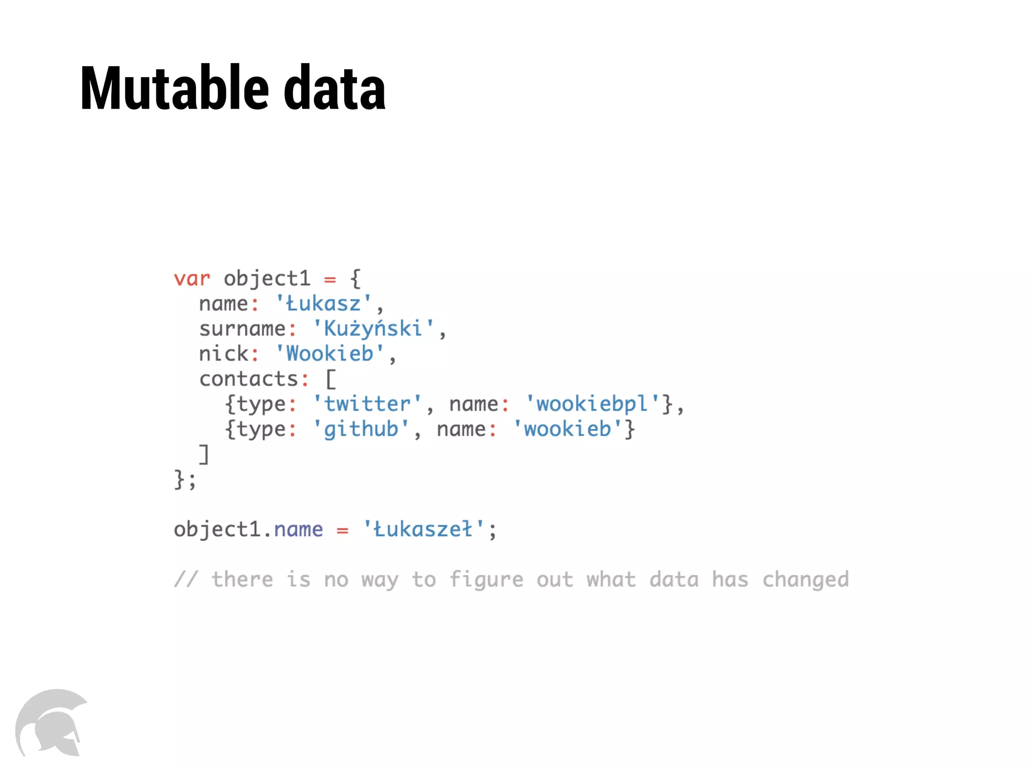 Mutable data
 