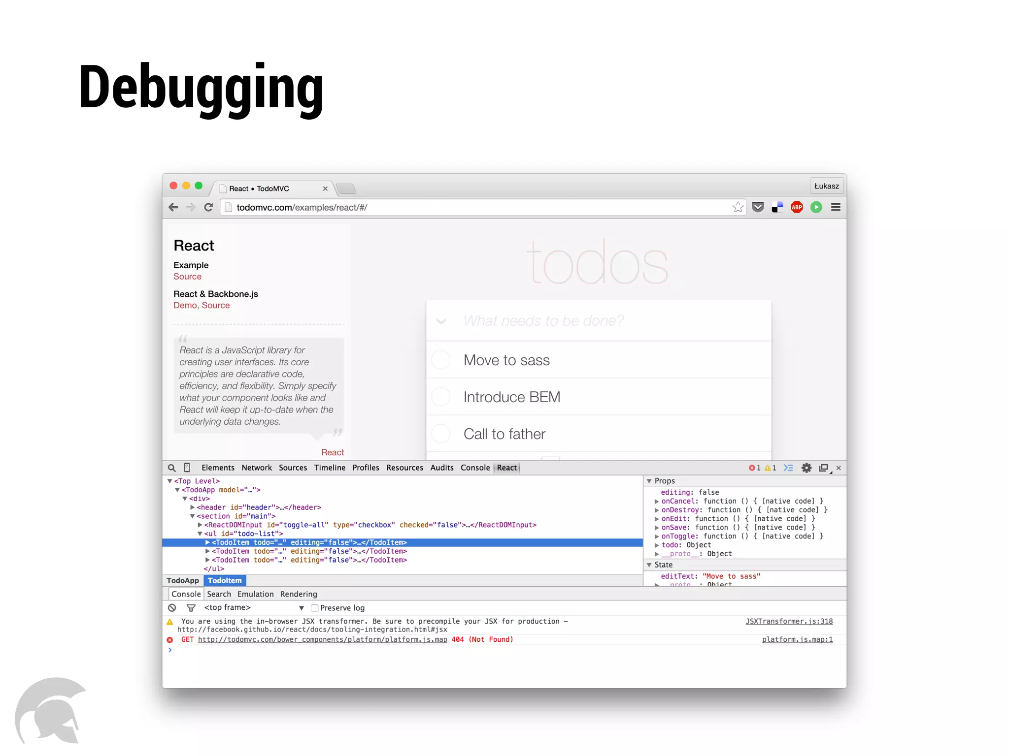 Debugging
 