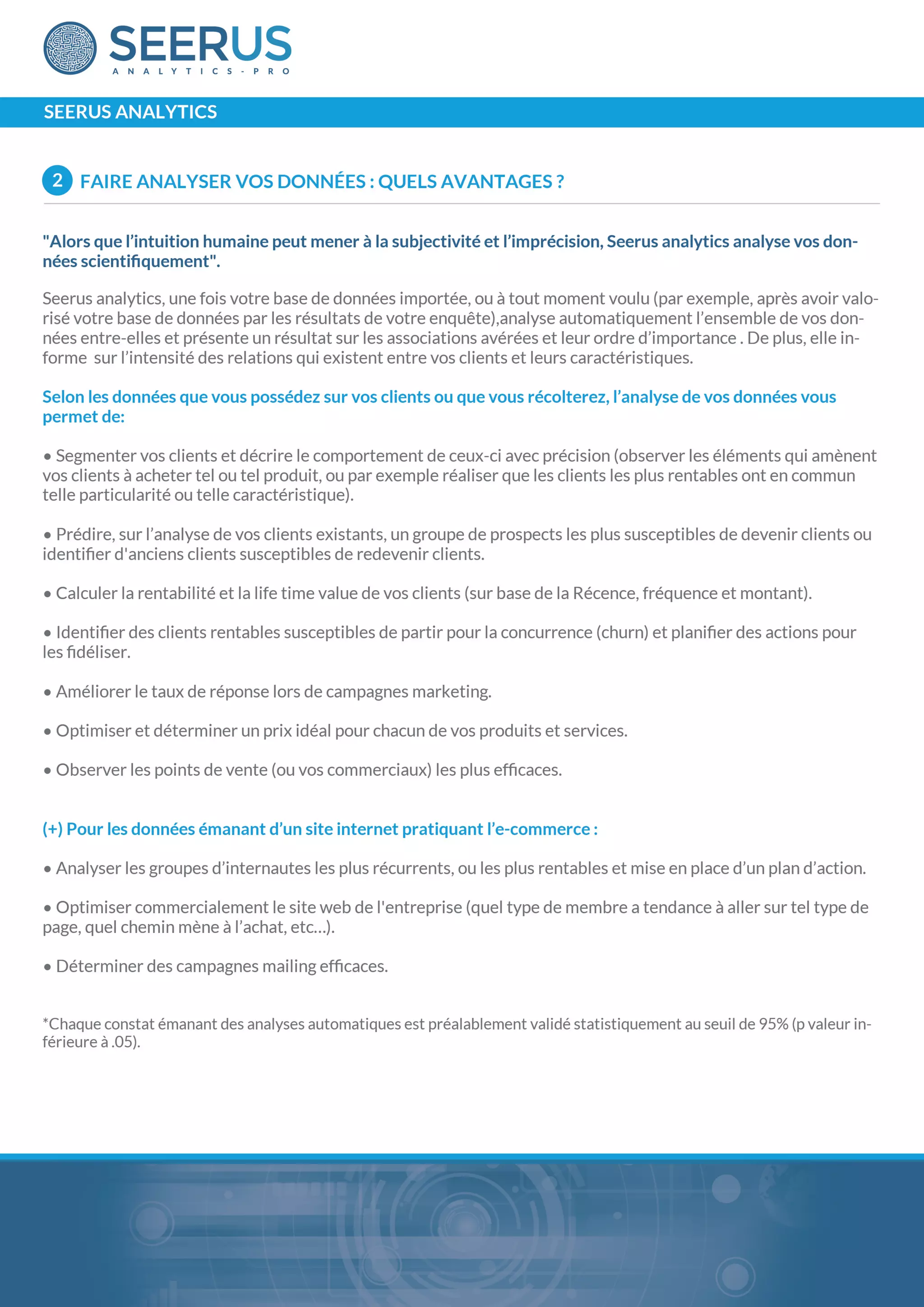 Seerus analytics or how integrate smart data in your company 