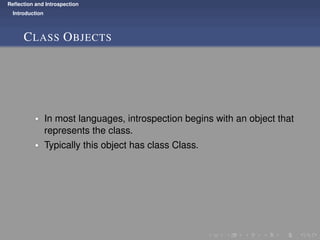 Reflection and Introspection | PDF