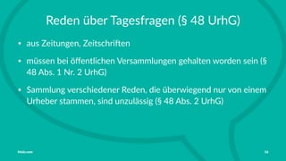 Vorstellung Einführung Medienrecht in der Schule Häuﬁge Fehler OER OER-Quellen Fazit
Fotokopien und digitale Kopien
Quelle: Steve R., "Copier Tech" unter CC-BY 2.0, https://creativecommons.org/licenses/by/2.0/,
https://flic.kr/p/4eSwDJ
Tobias Frischholz CC BY-SA 4.0
Medienrecht und Open Educational Resources (OER)
 