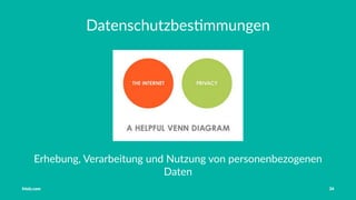 Vorstellung Einführung Medienrecht in der Schule Häuﬁge Fehler OER OER-Quellen Fazit
Lernplattformen
Zu beachten!
Brauchen Freigabe durch
Datenschutzbeauftragten
Vereinbarung zur Auf-
tragsdatenverarbeitung
Personenbezogene Daten
nur auf EU-Servern
Angabe
personenbezogener
Daten freiwillig
Außer: Einsatz durch
KM verpﬂichtend
]]
Quelle: Annie Mole, "Keep back from the
Platform Edge" unter CC-BY 2.0,
https://creativecommons.org/licenses/by/2.0/,
https://flic.kr/p/bUCjJ
Tobias Frischholz CC BY-SA 4.0
Medienrecht und Open Educational Resources (OER)
 