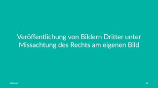 Vorstellung Einführung Medienrecht in der Schule Häuﬁge Fehler OER OER-Quellen Fazit
Public Domain vs. Creative Commons
Public Domain
Gemeinfreie Werke
70 Jahre nach Tod des
Urhebers
Tobias Frischholz CC BY-SA 4.0
Medienrecht und Open Educational Resources (OER)
 