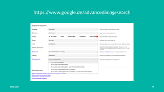 Vorstellung Einführung Medienrecht in der Schule Häuﬁge Fehler OER OER-Quellen Fazit
Photos for Class
Tobias Frischholz CC BY-SA 4.0
Medienrecht und Open Educational Resources (OER)
 
