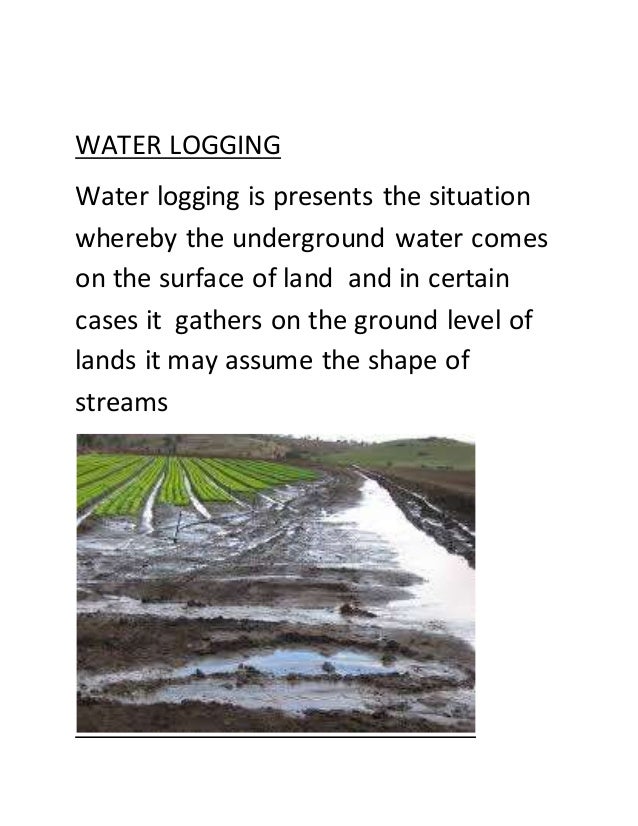 water logging