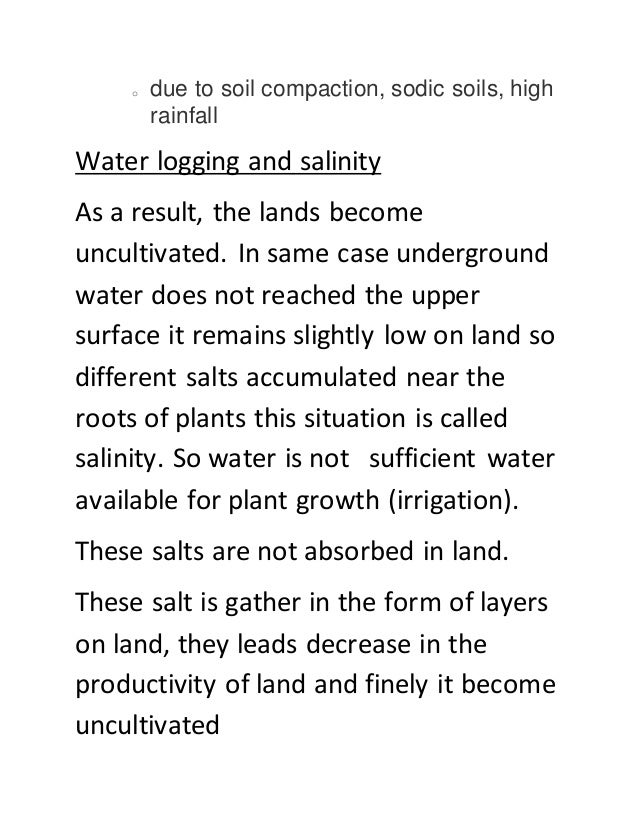 Water Logging