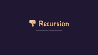 ! Recursion
 