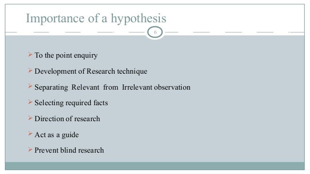 Importance of hypothesis testing in real life picture
