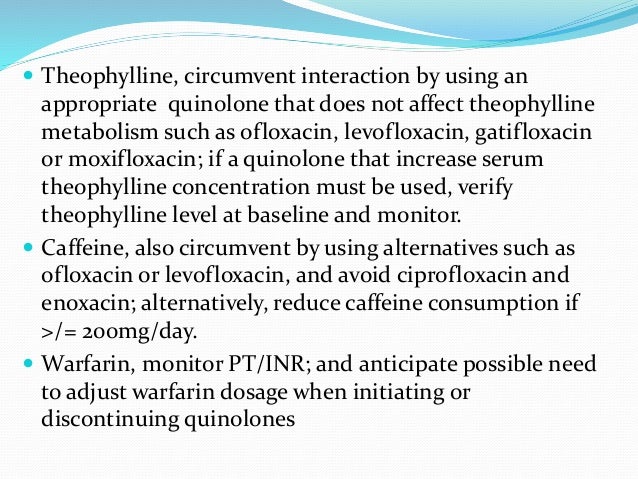 Theophylline Medication Interactions