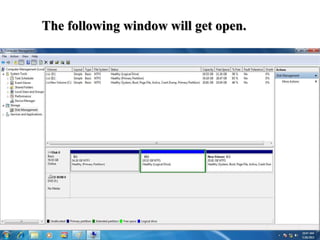 The following window will get open.
 