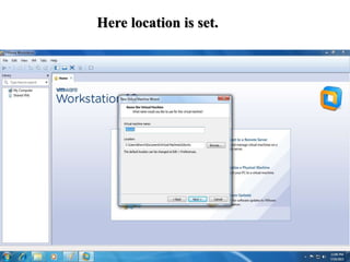 Here location is set.
 