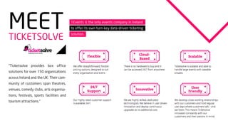 WHATPEOPLE ARE SAYING ABOUT US
“1Events organised elements of our Christmas Party and we
weren’t disappointed with the professional service they pro-
vided. It ticked all the boxes on the night, they understood
what we needed and they delivered.”
Towers Watson
“1Events were great to deal with, full of ideas and had everything running very
smoothly. I would happily recommend 1Events to anyone considering running a
corporate event.”
CBRE
“It was a pleasure working with 1Events for our Christmas party 2014. Noth-
ing was too much hassle for them and they were very accommodating.”
123.ie
“Events assists Maynooth Stu-
dents’ Union with planning,
controlling and delivering quality
gigs and events for our stu-
dents. Professional, knowledge-
able and well connected, the
1Events team have their finger
on the pulse of our market. We
look forward to continuing our
relationship and further develop-
ing our reputation for great gigs
and events.”
Maynooth
“1Events really get what we’re
about as a Student’s Union. They
always have their finger on the
pulse and arrange events of the
highest quality for us week after
week.”
DCU
HAVE A LOOK AT
WHAT THEY HAD TO SAY
“
 