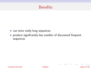 Clospan Algorithm CloSapn | PDF