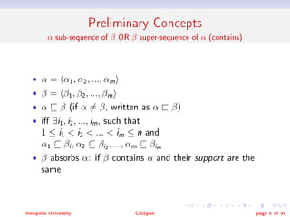 Clospan Algorithm CloSapn | PDF