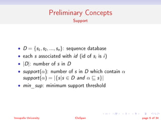 Clospan Algorithm CloSapn | PDF