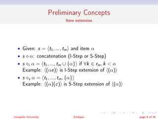 Clospan Algorithm CloSapn | PDF