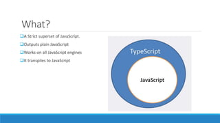 Typescript - a JS superset | PPT
