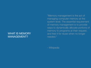 Memory management - Wikipedia