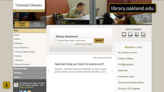 library.oakland.edu
1
 