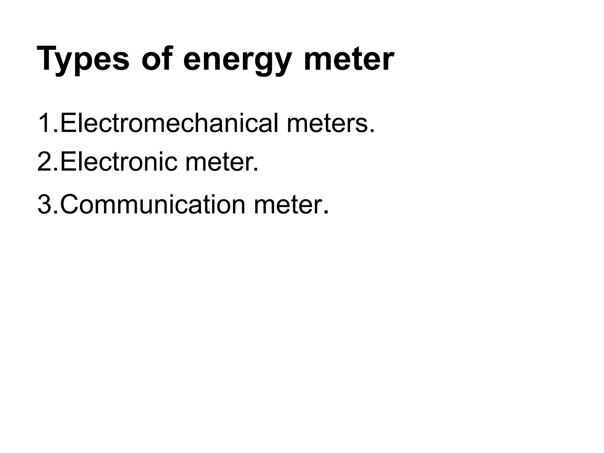 single phase static energy meter | PPTX