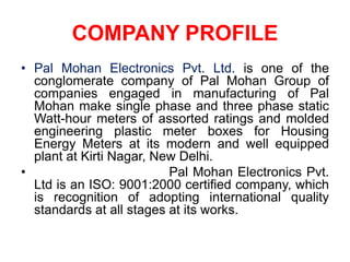 single phase static energy meter | PPTX