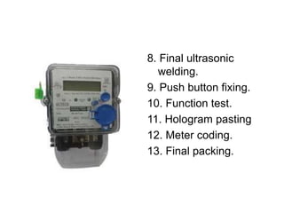 single phase static energy meter | PPTX