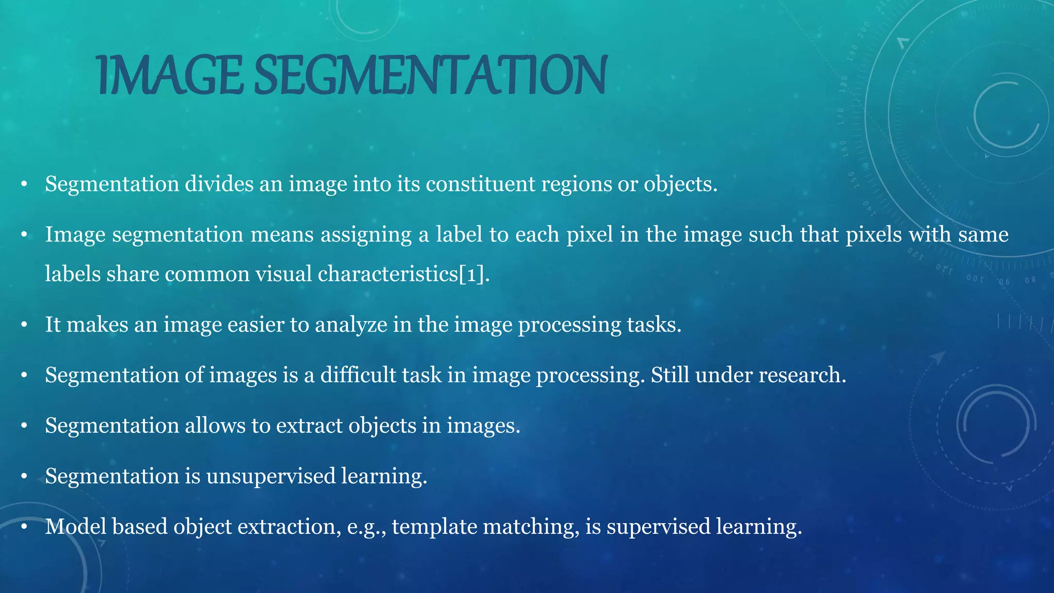IMAGE SEGMENTATION TECHNIQUES | PPT