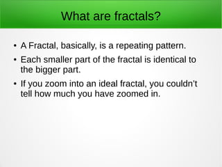 Awesome Introduction to Recursion in Programming with Fractals | ODP