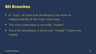 Intro to Git, GitHub, and Devpost | PDF
