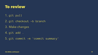 Intro to Git, GitHub, and Devpost | PDF