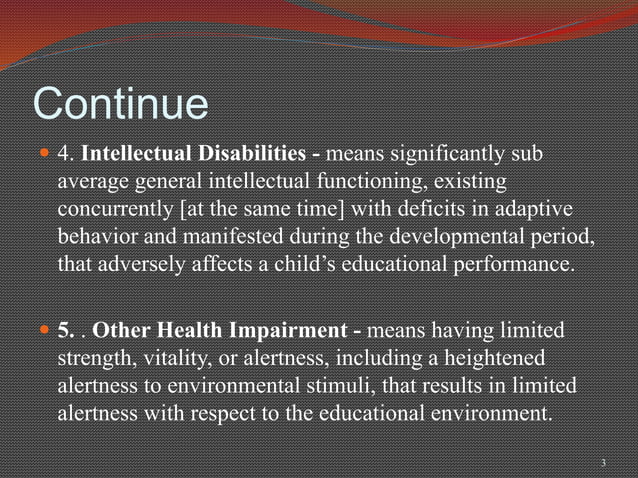Special Education And Classification Of Disabilities