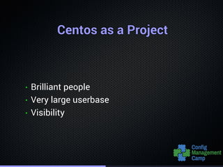 CentOS Config Management SIG