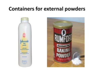 Cubicle Powder powders and granules presentation | PPTX