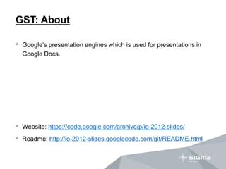 JavaScript Presentation Frameworks and Libraries | PPTX