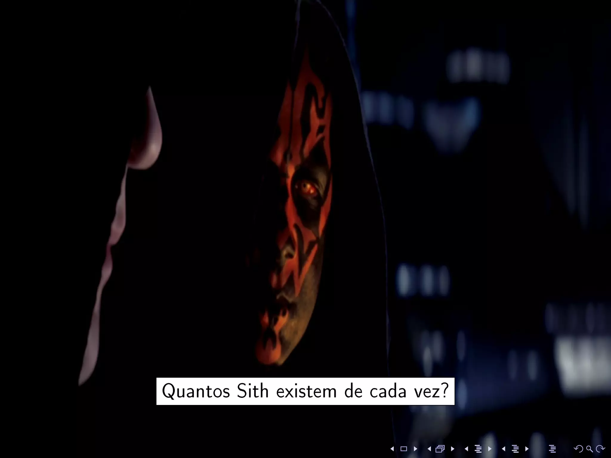 Quantos Sith existem de cada vez?
 