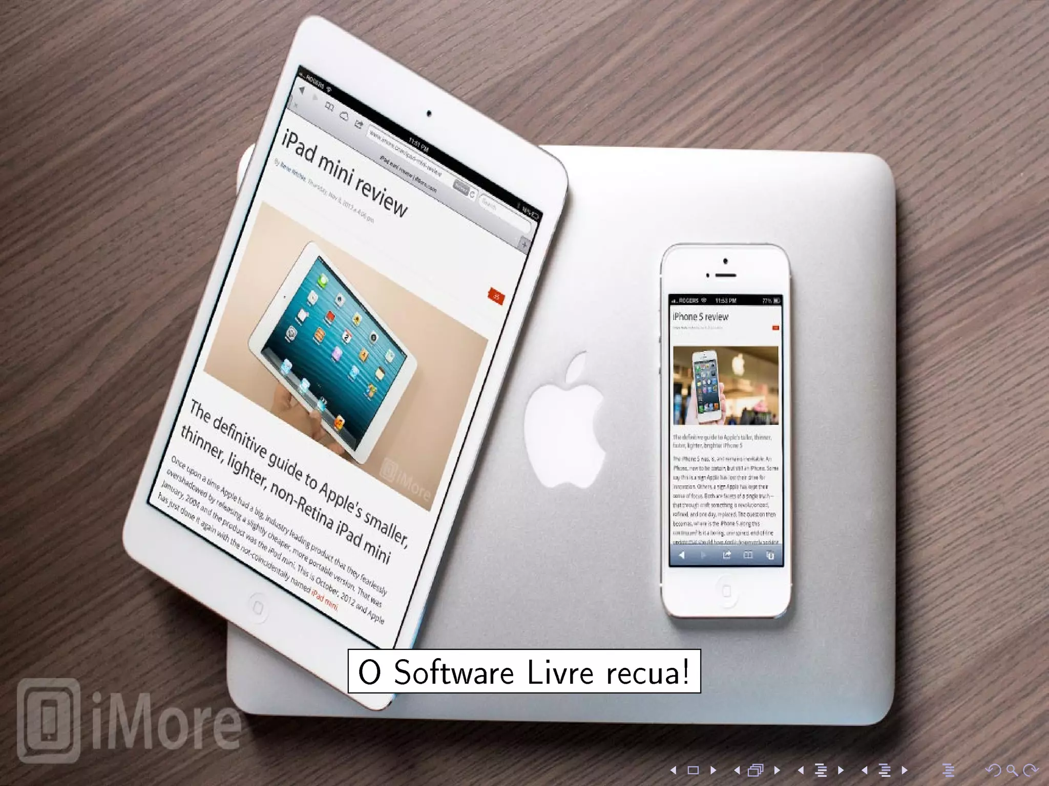 O Software Livre recua!
 