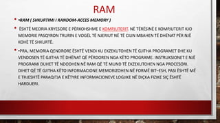 Memoria e brendshme | PPTX