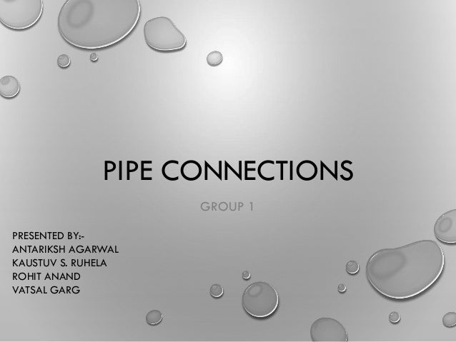 types of pipes
