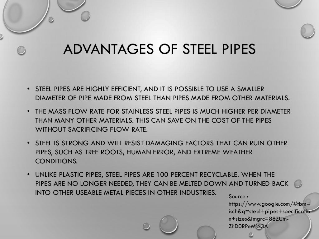 Types of pipes