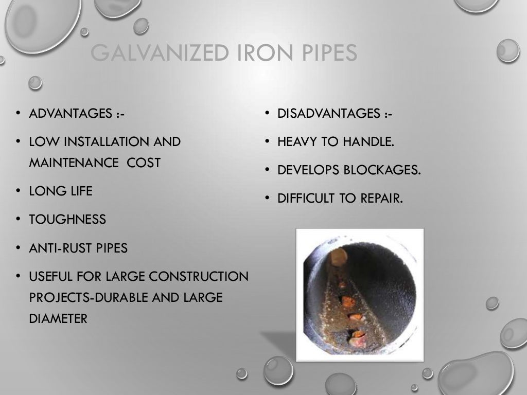 Types of pipes